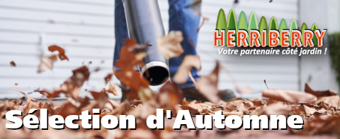 Sélection d'automne - HERRIBERRY Motoculture<br />Votre partenaire côté jardin !<br />7 agences à votre service en Nouvelle Aquitaine
