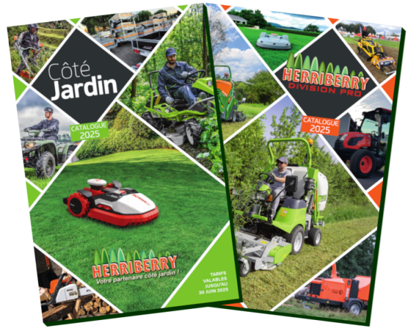 Catalogue Côté Jardin 2025 - HERRIBERRY Motoculture<br />Votre partenaire côté jardin !<br />7 agences à votre service en Nouvelle Aquitaine