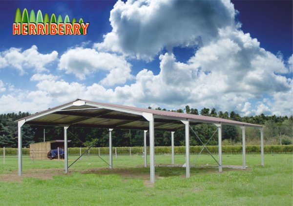 Abri métallique agriculture - HERRIBERRY Motoculture<br />Votre partenaire côté jardin !<br />7 agences à votre service en Nouvelle Aquitaine