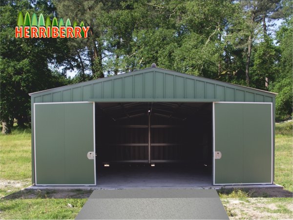 Abri hangar agricole - HERRIBERRY Motoculture<br />Votre partenaire côté jardin !<br />7 agences à votre service en Nouvelle Aquitaine