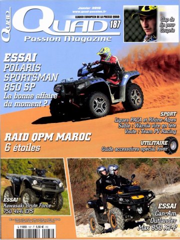 Quad Passion Magazine N° 187 - HERRIBERRY Motoculture<br />Votre partenaire côté jardin !<br />7 agences à votre service en Nouvelle Aquitaine